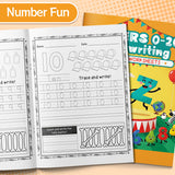 Numbers 0-20 Handwriting Practice Worksheets product image 6 showing printed book details for screen-free reading and learning