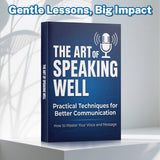The Art of Speaking Well Communication Guide product image 6 showing printed book details for screen-free reading and learning