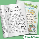 ABC handwriting workbook for preschool literacy