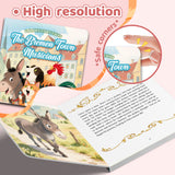 The Bremen Town Musicians Classic Fairy Tale Picture Book for Kids, Grimm’s Fairy Tales Storybook, Animal Adventure Bedtime Reading Book for Early Readers and Gift Giving