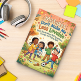 Mistakes Don't Make Me Less Lovable product image 10 showing printed book details for screen-free reading and learning