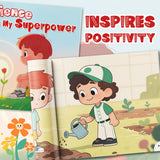 Patience Is My Superpower Picture Book for Kids product image 5 showing printed book details for screen-free reading and learning