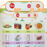 Interactive First Words Sound Book for Toddlers product image 6 showing printed book details for screen-free reading and learning