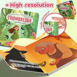 High-resolution printed pages of Thumbelina Andersen storybook
