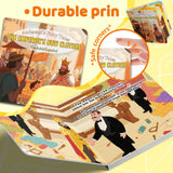Durable printed pages of The Emperor's New Clothes Andersen storybook