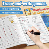 Interactive Alphabet: Stroke Control product image 6 showing printed book details for screen-free reading and learning