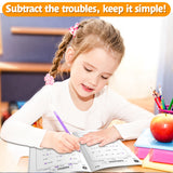 Subtraction Practice Math Workbook product image 6 showing printed book details for screen-free reading and learning
