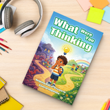 What Were You Thinking Impulse Control Book for Kids product image 10 showing printed book details for screen-free reading and learning