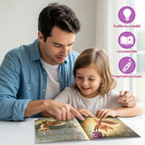 Ages 4-8 French-English story reader for screen-free fable time