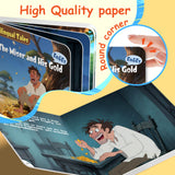 The Miser and His Gold Bilingual Storybook for Kids, English and Spanish Picture Book, Classic Moral Tale for Early Reading, Language Learning and Bedtime Reading