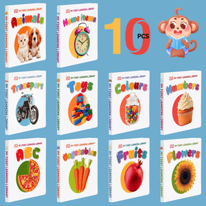 My First Learning Library: 10-Book Word & Picture Set for Early English Vocabulary