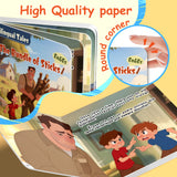 High-quality paper detail from The Bundle of Sticks book