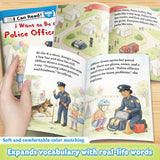 I Want to Be a Police Officer Early Reader Book for Kids, Beginner Learn to Read Picture Book, First Words and Phonics Storybook About Community Helpers