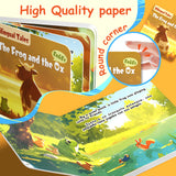 High-quality paper detail from The Frog and the Ox storybook
