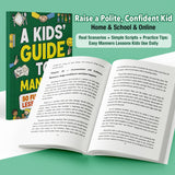 50 Fun Etiquette Lessons for Kids product image 6 showing printed book details for screen-free reading and learning