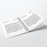 A set of Fun Maze Book Designed for Kids Aged 3-12+, Sparking Early Thinking and Problem-Solving Skills