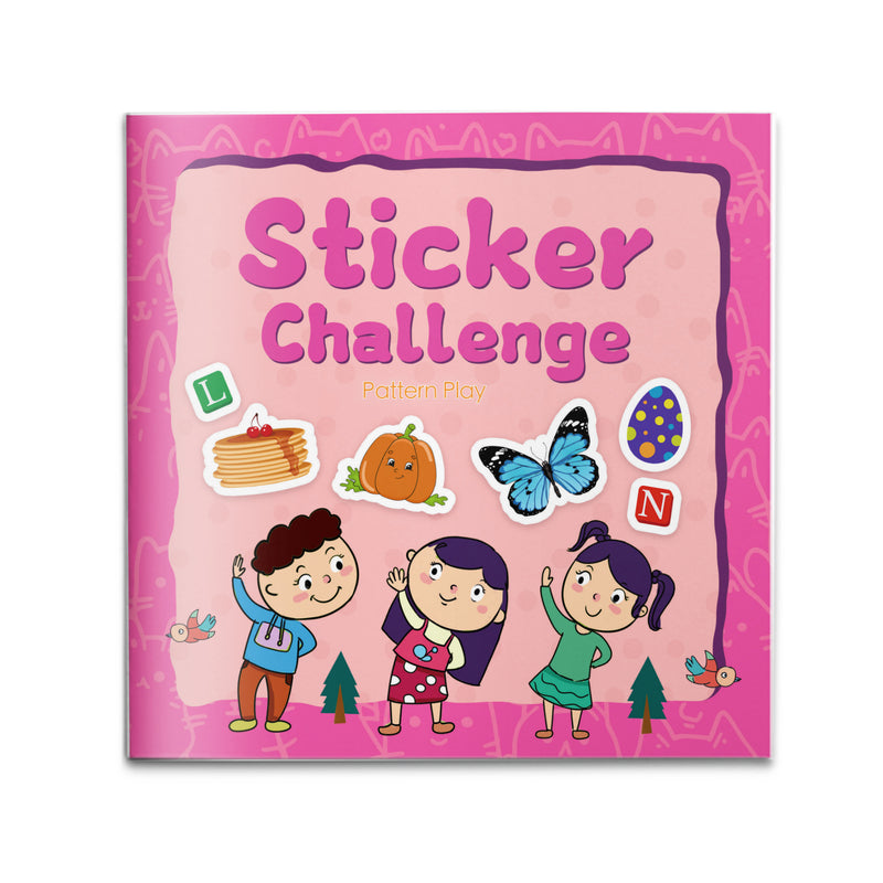 Sticker Challenge Letter and Number Play cover