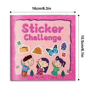Alphabet and counting sticker activity book for kids