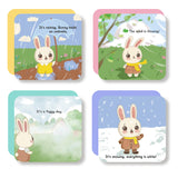 Printed early learning concept book for sunny rainy cloudy and windy vocabulary