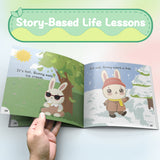 Bunny Explores Weather Early Learning Book product image 6 showing printed book details for screen-free reading and learning