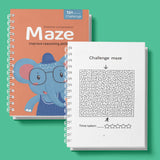 Challenging 12+ Maze Puzzle for Brain Training and Problem Solving