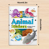 Ocean animal sticker activity book for kids with hidden sea creatures