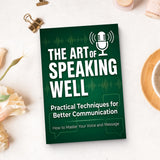 Lifestyle product image for communication and public speaking book