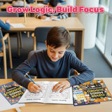 Clever Minds Sudoku: 4-Level Number Logic Set product image 11 showing printed book details for screen-free reading and learning