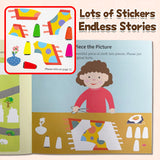 Little Hands Sticker Art Book: Home Scene Matching product image 6 showing printed book details for screen-free reading and learning