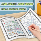 Math facts workbook for kindergarten and early elementary fluency