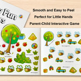 Daily Fun Stickers: I Won't Cry Picture Book product image 7 showing printed book details for screen-free reading and learning