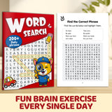 Phrase Search Workbook: Everyday English for Kids product image 7 showing printed book details for screen-free reading and learning