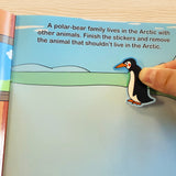 Correct the Errors Bright Stickers Book for Kids product image 7 showing printed book details for screen-free reading and learning