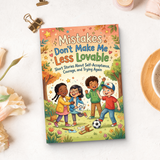 Mistakes Don't Make Me Less Lovable product image 11 showing printed book details for screen-free reading and learning