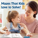 Maze Game, Find Your Way Out Activity Book for Kids Ages 9–12, Advanced Maze Puzzle Book with Pathfinding Challenges, Problem Solving, Focus Skills, and Visual Logic Fun