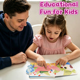 Parent and child using Whose Baby Push and Pull Board Book as educational toddler book