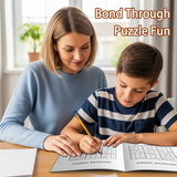 Kids logic activity set for rows columns number placement and reasoning