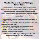 The Pied Piper of Hamelin English-Spanish Book product image 7 showing printed book details for screen-free reading and learning