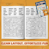 Maybe Swearing Will Help Funny Cat Word Search product image 7 showing printed book details for screen-free reading and learning