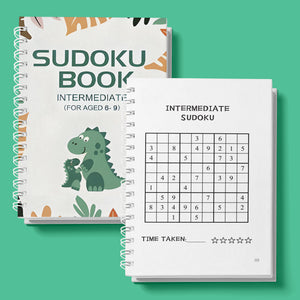 "Sudoku Book Set for All Ages: Fun Brain Teasers for 3-12+ Year Olds"