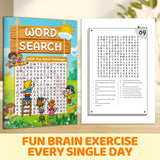 Transportation Word Search Puzzle Book for Kids product image 7 showing printed book details for screen-free reading and learning