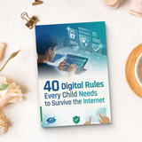 40 Digital Rules for Kids Internet Safety product image 11 showing printed book details for screen-free reading and learning