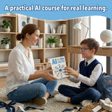 AI for Kids Practical Guide product image 7 showing printed book details for screen-free reading and learning
