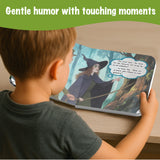 Gentle humor and touching moments panel for Andersen bilingual collection