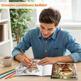Kids Cow Coloring Book product image 7 showing printed book details for screen-free reading and learning