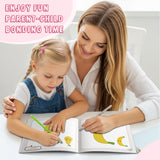 Beginner Coloring and Dot-to-Dot Activity Book for Kids product image 6 showing printed book details for screen-free reading and learning