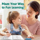 Maze Game, Find Your Way Out Activity Book for Ages 12+, Challenging Maze Puzzle Book with Pathfinding Practice, Strategic Thinking, Focus Training, and Visual Logic Fun