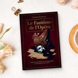 Le Fantome de l'Opera French Edition by Gaston Leroux - Gothic Mystery Novel product image 10 showing printed book details for screen-free reading and learning
