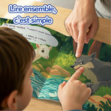 The Wolf and the Lamb French-English Fable Book product image 6 showing printed book details for screen-free reading and learning