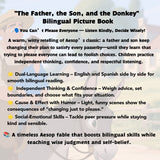 The Man, the Boy, and the Donkey English-Spanish Book product image 7 showing printed book details for screen-free reading and learning